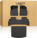 LASFIT Floor Mats & Cargo Liner for Chevrolet Chevy Trailblazer 2021-2026 (Only Fit FWD & Cargo in Upper Deck Position), All Weather TPE Custom Fit Floor Mats for Car, Car Floor Mats Full Set