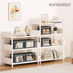 Homsorout Storage Bins with Lids - Small Fabric Organizers with Window, Collapsible Storage Bins for Clothes, Decorative Clos
