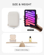 VLANDO Jewelry Case with 8 Velvet Jewelry Bags Jewelry Travel Organizer Box for Mothers Day Mom Gifts, Jewelry Box for Rings 