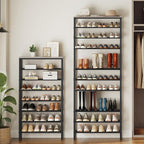 YATINEY 12 Tier Shoe Rack, Large Capacity Shoe Storage Organizer Holds 48 Pairs, Sturdy and Stable, for Entryway, Hallway, Cl