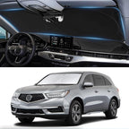 Custom Windshield Sunshade for Acura MDX Accessories 2021-2024 2025 2026 Front Window Shades Cover for Windshield Sun Visor Screen Protector 210T Reflective Blocks UV Rays Cool Car Accessories