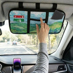 Green Wheat Field Car Sun Visor Organizer and Registration and Insurance Card Holder Multi-Pocket Auto Visor Organizer for Car, SUV and Truck Visor Organizer for Men Women