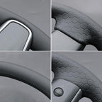MEWANT Hand Stitched Steering Wheel Cover for Tesla Model 3 2017-2023 / Model Y 2020-2023 for Tesla Model 3/Y Accessories