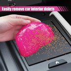 Craedli 2PCS Car Cleaning Gel, Reusable Air Vent Cleaning Putty, Car Interior Cleaner Slime Auto Detailing Tool for Cup Holde
