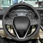 MEWANT Hand Sewn 3D Style Steering Wheel Cover for Toyota Camry 2018-2019/Toyota Avalon 2019/Toyota Corolla 2019-2020/Toyota RAV4 2019 Steering Wheel Accessories