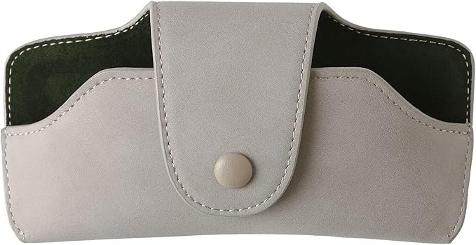 Car Sunglasses Holder for Car Visor Vegan Leather Auto Eyeglass Case with Clip Automotive Interior Visor Accessories