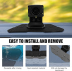 Mount for Carplay Portable, Easy Installation Adhesive Stand Holder Compatible with Carplay Screen for Car Dashboard