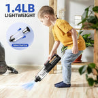 Handheld Vacuum Cleaner, 18000Pa 2 in 1 Cordless Car Vacuum Cleaner&Air Duster, 130W Brushless Motor with 7800mAh Battery, LE