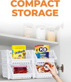 TidyFriend Small Stackable Storage Bins for Toy Organizer and Storage 12 Pack, Toy Storage Organizer for Kids Room and Home O