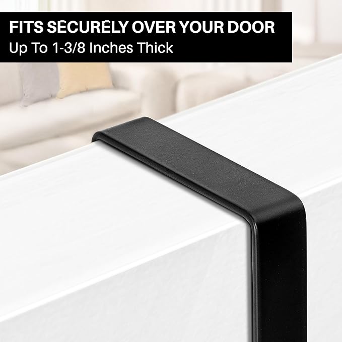 LYNK Professional® Home™ Over the Door Hooks - 46 Hook Over the Door Hanger - Over Door Coat Rack - Hanging Towels or Clothes