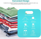 Cabilock Shirt Folding Board Adult Size 12X10 Inch Clothes Folder Laundry Organizer 2-Pack T-Shirt Folding Tool for Neat and 