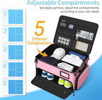 4-Layer Golf Trunk Organizer, Golfer Gifts for Women with Separate Ventilated Compartment for 2 Pairs Shoes, Waterproof Car