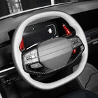 YOUTOOCAR Steering Wheel Button Frame Cover Compatible with Kia K4 25-26,Kia EV6 25-26,Kia Sportage 26,Kia EV3,Kia EV4 Accessories (1, Carbon Fiber Pattern)