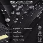 CAR PASS Neoprene Waterproof Seat Covers,Wetsuit Car Seat Covers Front Seats Universal Fit for Vans, Truck, SUV Two Front Onl