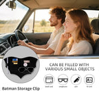 Car Visor Organizer, Multifunctional Auto Interior Accessories Storage Pocket Sun Visor Pouch for Card License Registration Document Pen Key Interior Accessories Pocket Organizer