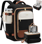 LOVEVOOK 40L Travel Backpack Carry on Flight Approved,Personal Item Bag with 3 Packing Cubes, Travel Backpack Bag for Women F