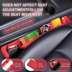 2PCS Car Seat Gap Filler Organizer,Multifunctional Car Gap Fillers with USB and Phone Holder, Universal Car Seat Storage Organizer Between Seats for Phone, Keys, Eyeglasses(Red)