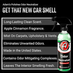 Adam's Polishes odor Neutralizer (Apple Cinnamon, 16 fl. oz) - Car Air Freshener Spray That Eliminates Harmful Odors from Car