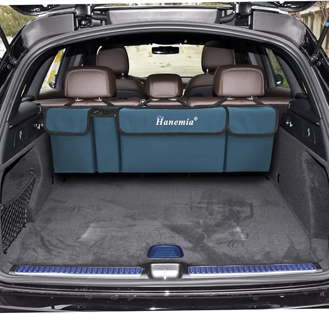 Car Trunk Organizer and Storage, Backseat Hanging Organizer for SUV, Truck, MPV, Waterproof, Collapsible Cargo Storage Bag
