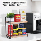 Giftacity Bathroom Counter Organizer and Storage - Kitchen Countertop Organizer for Bathroom Sink and Coffee Bar, 2-Tier Vani
