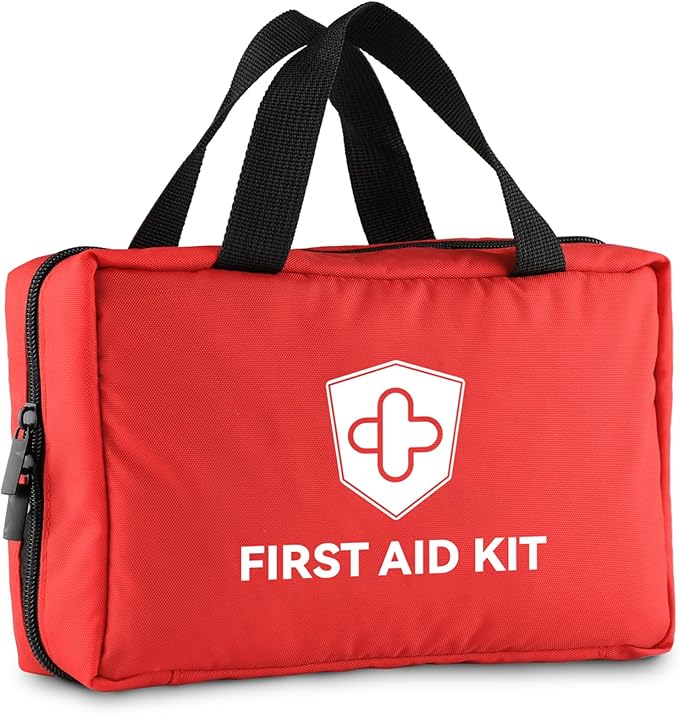 First Aid Kit - Trauma Kit with Essential Emergency Medical Supplies, Waterproof Travel First Aid Kit, Simple and Portable Em