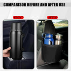 Car Cup Holder Expander for Car Seat Side, Multifunctional Hanging Storage Bag for Water Bottle Cup and Drink at Back Seat, Large Waterproof Oxford Cloth Hanging Cup Holder Organizer Tray