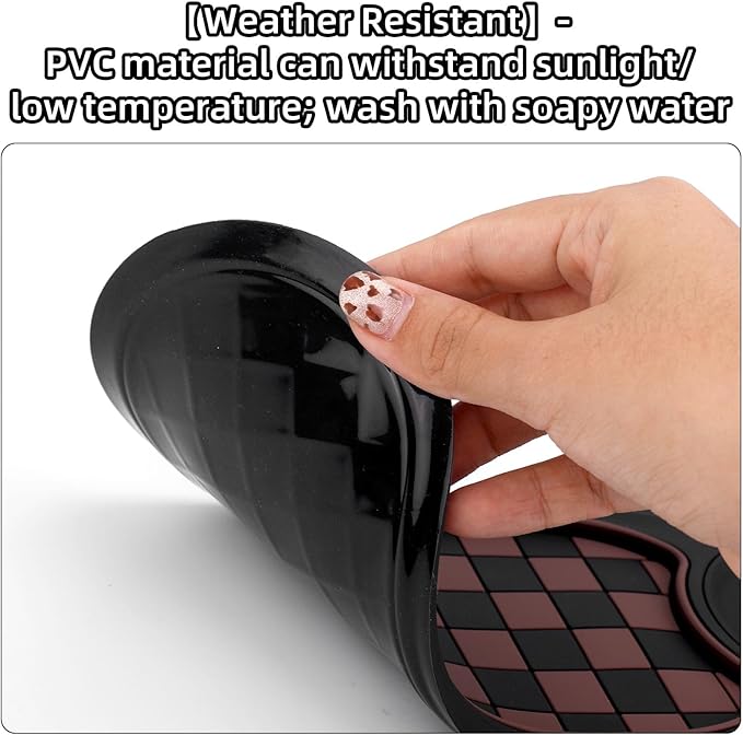 lasuroa Multifunctional Car Anti-Slip Mat with Phone Holder, 360°Rotatable Mobile Phone Holder Anti Slip Pad for Car Dashboar