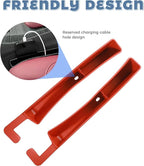2PCS Car Seat Gap Filler,Car Accessories Car Organizer,Cars Seat Gap Filler Organizer with 2 Storage Areas,Used for Phone,Wallets,Keys,Eyeglasses,Fit for Most Cars,Trucks,SUVs (Red)
