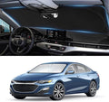 Sun Shade for Malibu Windshield Sunshade Custom fit for Chevrolet Chevy Malibu Accessories 2016-2024 2025 Foldable Front Window Cover Retractable Sun Visor Protector Keep Interior Cool
