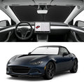 Custom Fit Windshield Sun Shade for Mazda MX-5 Miata 2016-2025, Blocks UV & Heat, Front Window Sunshade Accessories, Easy Fold & Store Keep Your Car Cooler