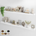 Fun Memories 72Inch Floating Shelves,Wall Mounted Rustic Wood Floating Shelf with Invisible Brackets for Storage & Decor,2 Pa