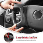 Linskip Steering Wheel Trim Covers Compatible with Avalanche/Suburban/Tahoe/Traverse/Silverado 1500 2500HD 3500HD & Yukon/Sierra & Cadillac Escalade 2007-2013 Matte Black Interior Accessories