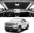 Custom Fit Windshield Sun Shade for Nissan Frontier 2022-2026, Blocks UV & Heat, Front Window Sunshade Accessories, Easy Fold & Store Keep Your Car Cooler
