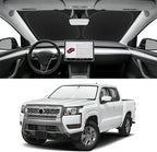 Custom Fit Windshield Sun Shade for Nissan Frontier 2022-2026, Blocks UV & Heat, Front Window Sunshade Accessories, Easy Fold & Store Keep Your Car Cooler