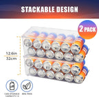2 Pack Standard Can Organizer & 2 Pack Tall Can Organizer for Refrigerator