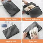 8 Set Packing Cubes for Suitcase, Packing Cubes for Carry on Suitcases, Luggage Organizer for Travel Essentials, Large Mesh L