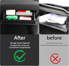 Center Console Glove Compartment Storage Divider for 2022-2025 NX&2023-2025 RX,ABS Glove Box Organizer Compatible with NX RX Accessories,Center Console Organizer for RX NX