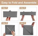 Drawer Organizer Clothes & Dresser Organizers - 12 Pack Foldable Drawer Dividers, Baby Clothes Organizer & Nursery Storage fo