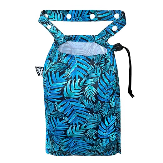 Cute Hanging Car Trash Garbage Bag 100% Leakproof Waterproof Multipurpose for Car Back Front Seat Console with Hanging Strap (Leaves)
