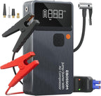 Car Battery Jump Starter with Air Compressor,44.4Wh Battery Jump Box with Tire Inflator,Car Jump Booster with Smart Jumper Ca