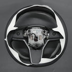 MEWANT Tesla Model 3/Model Y Hand Stitched Steering Wheel Cover for Tesla Model 3 2017-2023 / Model Y 2020-2023 for Tesla Model 3/Y Accessories(3D Style)