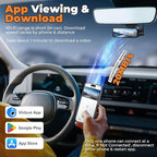 Dashcam Front and Rear Camera, 4K+1080P Dash Camera for Cars, 64GB Card Included, 3.2" IPS Screen, HDR Night Vision, G-Sensor