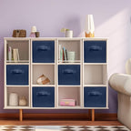 ShellKingdom Storage Bins, Foldable Fabric Storage Cubes And Cloth Organizer Drawer For Closet And Toys, 13 X 13 X 13 INCH, 2