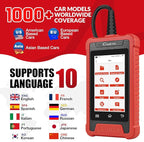 LAUNCH Elite ABS Bleeding Scan Tool,Engine Transmission ABS SRS OBD2 Scanner Diagnostic Tool,Throttle Reset Code