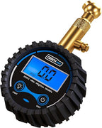 Digital Tire Pressure Gauge for Cars - Accurate Air Pressure Gauge for Tires with 360° Swivel Chuck - 200 PSI