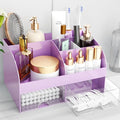 Makeup Organizer with Drawers, Cosmetic Storage for Dresser Vanity and Bathroom Countertop, Beauty Holder for Lipstick Brush,