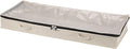 Household Essentials Cedarline Under Bed Storage Bag, Heavy-Duty Cotton Canvas, Textured PEVA Top with Durable 3-Sided Zipper