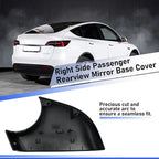 Jaronx Compatible with Tesla Model Y Mirror Bottom Cover 2018-2025, Right Passenger Side Rearview Mirror Lower Base Trim Base Cover Replacement for Tesla Model Y Accessories (Right)