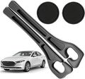Car Seat Gap Filler Organizer Compatible with Mazda 3 Accessories Seat Gap Plug Blocker with Storage Slot Non-Slip Car Cup Holder Coaster Black