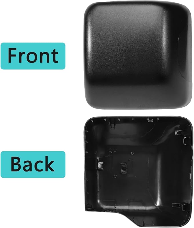 Driver Side Mirror Cover for Wrangler JL 2018-2023, Gladiator JT 2020-2025, Replace 68361961AA Left Side Rearview Mirror Cap